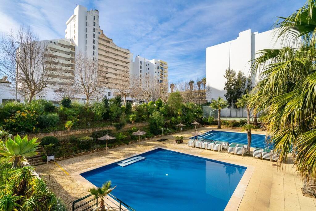 Praia Da Rocha, 4G Jardins Da Rocha, Sunny Studio, Air Conditioning, Two Pools, Internet, Parking, By Ig Portimão Eksteriør billede